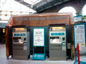 New Automatic Ticket Machine at Chester Station